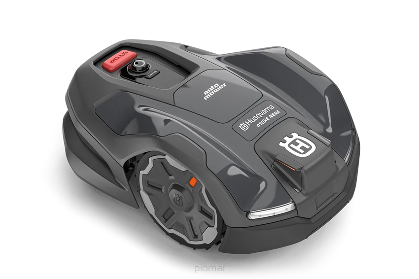 Husqvarna Automower 410XE Nera Kosiarka automatyczna robot koszący z EPOS 970654455 970 65 44‑55 pielęgnacja trawnika bez konieczności stosowania przewodów