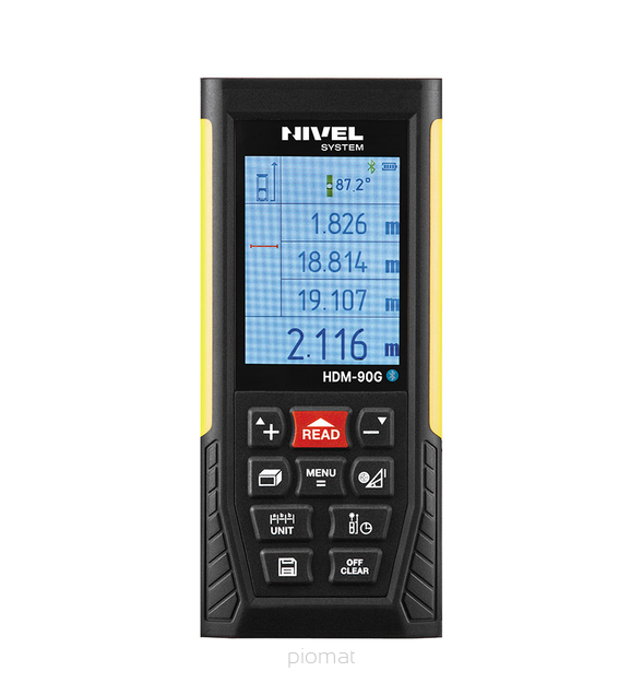 Nivel System HDM-90G Dalmierz laserowy z zieloną wiązką Bluetooth 90 m