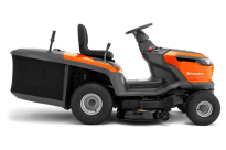 Husqvarna TC 114 Traktor ogrodowy spalinowy z koszem 970622301 970 62 23‑01 posiada zamontowany hak holowniczy z tyłu