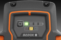 Husqvarna 40-B220X Akumulator 970607801 970 60 78‑01 Intuicyjny interfejs użytkownika