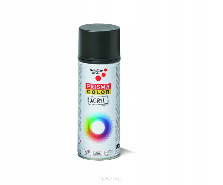 Schuller PRISMA COLOR RAL Lakier akrylowy w sprayu 400 ml czarny połysk