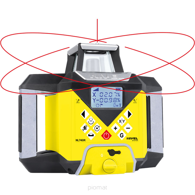 Nivel System NL740R Digital Niwelator laserowy czerwony z autowpasowaniem