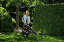 Husqvarna Aspire BVX-P4A Dmuchawa odkurzacz do liści akumulatorowa 970827201 Tempomat umożliwia ustawienie stałej prędkości nadmuchu
