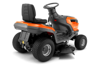 Husqvarna TS 112 Traktor ogrodowy z wyrzutem bocznym 970622401 970 62 24‑01 posiada zamontowany hak holowniczy, który umożliwia korzystanie z wielu akcesoriów 
