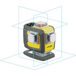 Nivel System CL4D-B Laser krzyżowy niebieski 4x360° Bluetooth - 2