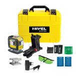 Nivel System CL4D-B Laser krzyżowy niebieski 4x360° Bluetooth - 4