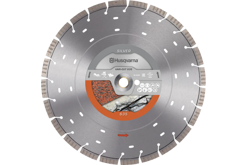 Husqvarna S35 Tarcza diamentowa Turbo Vari Cut 350 mm