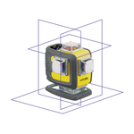 Nivel System CL4D-P Laser krzyżowy fioletowy 4x360° Bluetooth - 2