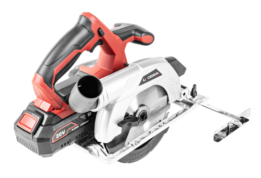 Cedrus CSB165Li Piła tarczowa akumulatorowa ręczna pilarka do cięcia drewna 20 V Power Plus