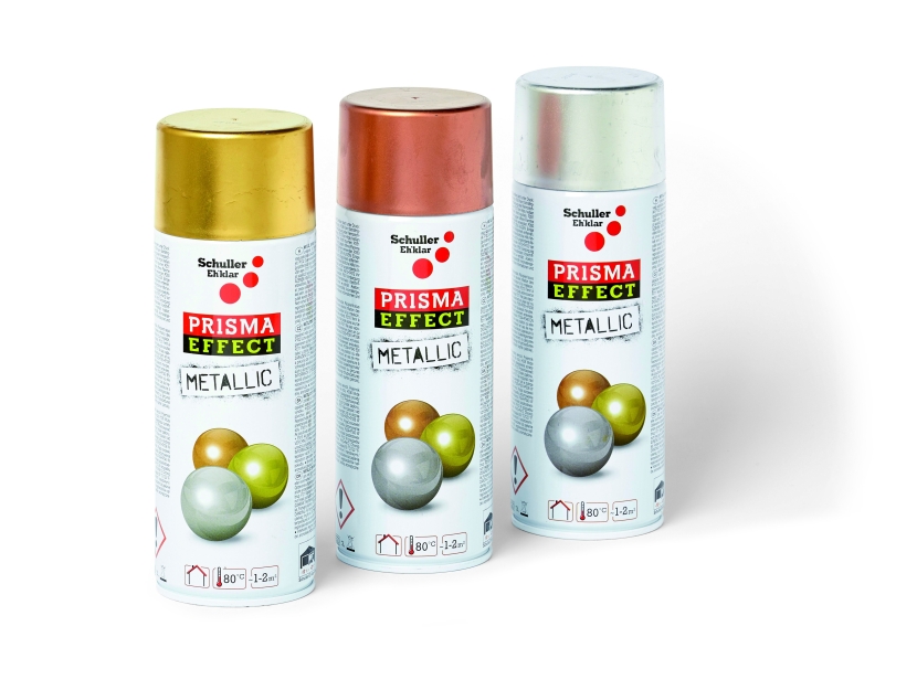 Schuller PRISMA EFFECT METALLIC PRO Spray dekoracyjny 400 ml złoty