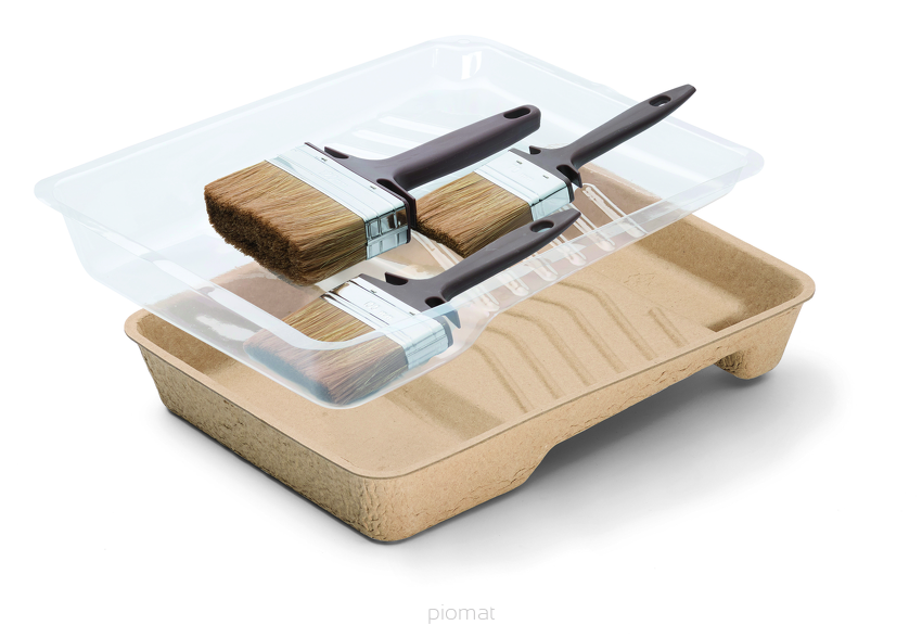 Schuller TIMBER FS PRO TRAY SET Zestaw pędzli 3 szt, tacka na farbę, wkładki