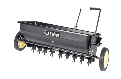 Cedrus Aerator z siewnikiem do traktorków 81 cm 43 L