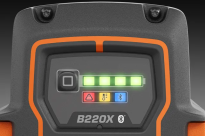Husqvarna 40-B330X Akumulator 970607701 970 60 77‑01 Wskaźnik temperatury i połączenie bezprzewodowe Bluetooth