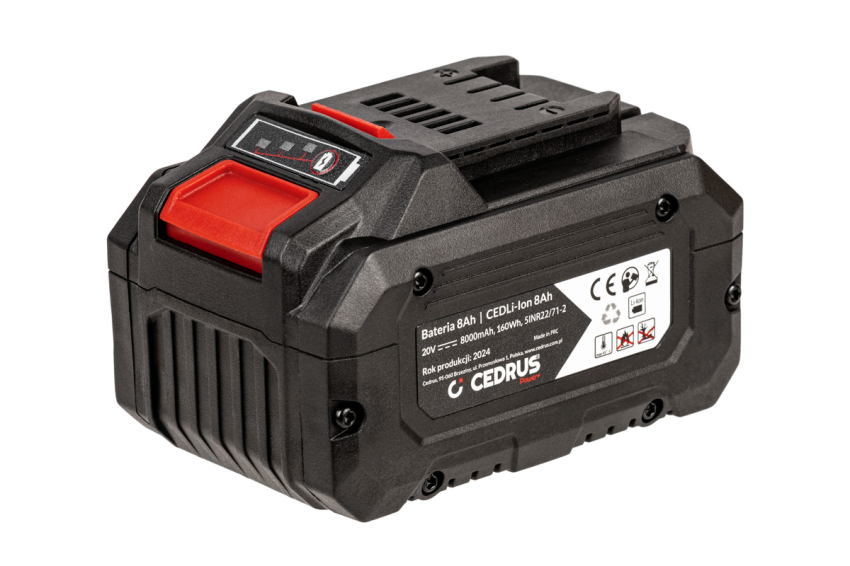 Cedrus Li-Ion 8 Ah Akumulator Power Plus 20 V