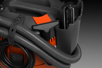 Husqvarna WDC 325L Odkurzacz elektryczny budowlany 967908101 Przechowywanie akcesoriów (wąż, przewód zasilający i dysze)