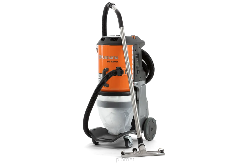 Husqvarna DE 110i H Odkurzacz akumulatorowy budowlany 970514902 klasy H zasilany przez akumulatory BLi 36 V