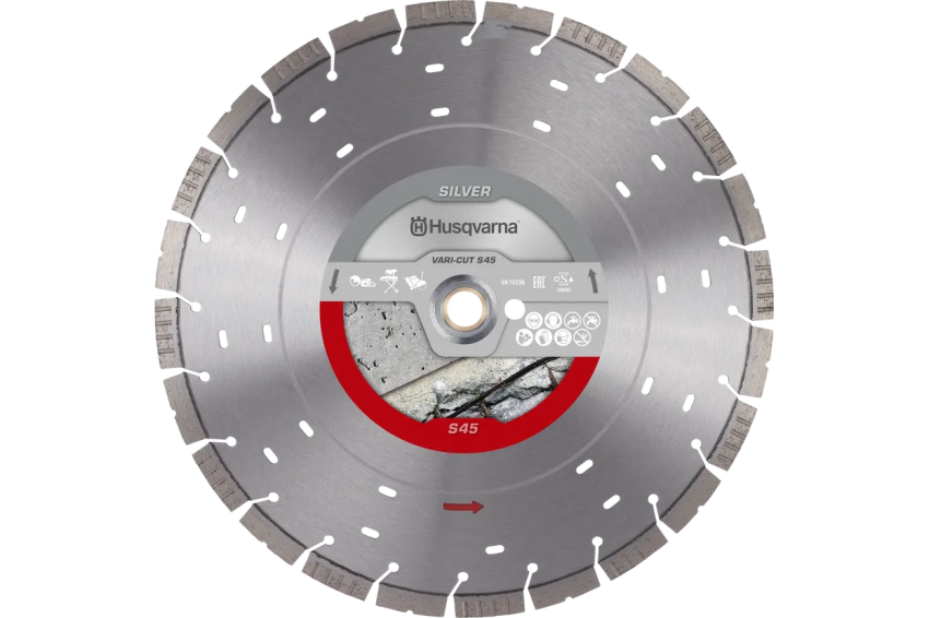 Husqvarna S45 Tarcza diamentowa Turbo płaski Vari Cut 350 mm
