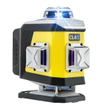 Nivel System CL4B Laser krzyżowy niebieski 4x360° Bluetooth - 5