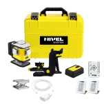 Nivel System CL5V Laser krzyżowy fioletowy 4x360° Bluetooth - 5