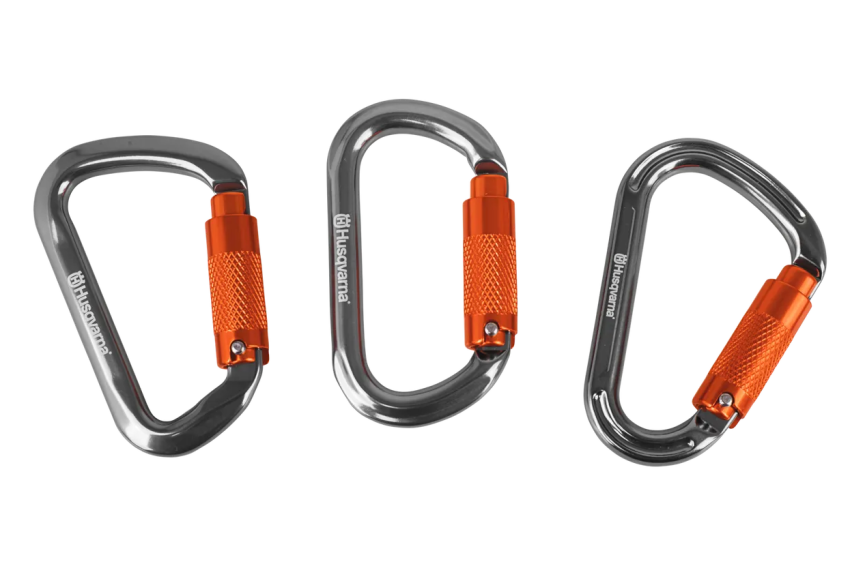 Husqvarna Karabinek aluminiowy o kształcie gruszka