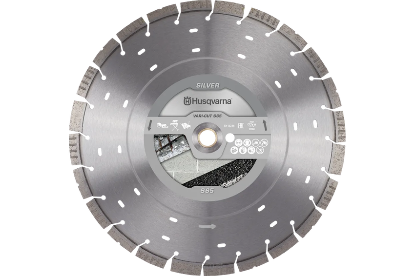 Husqvarna S65 Tarcza diamentowa Turbo płaski Vari Cut 300 mm