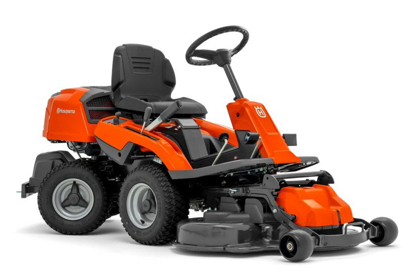 Husqvarna R 214C Rider spalinowy 970519401 970 51 94‑01 z urządzeniem tnącym Combi 94 cm z możliwością wyboru funkcji mulczowania BioClip i tylnego wyrzutu
