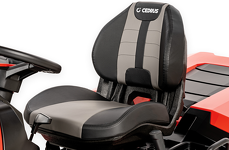 Cedrus Premium C-TRAC-93HC-1 Traktorek ogrodowy spalinowy  – Fotel PREMIUM zapewnia wygodę i komfort podczas długiej pracy