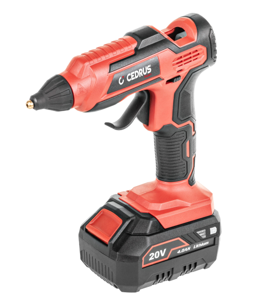 Cedrus CG3Li Pistolet do kleju na gorąco akumulatorowy 20 V Power Plus bezprzewodowy