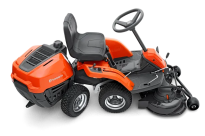Husqvarna R 214TC Rider spalinowy 970569101 970 56 91‑01 Położenie pełnego skrętu pozwala uzyskać minimalny promień skrętu