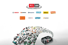 System Power for all alliance — 18 V jeden akumulator może być używany do kilku narzędzi różnych marek ogrodniczych