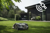 Husqvarna Automower 305E Nera Kosiarka automatyczna robot koszący 970653011 970 65 30‑11 umożliwia instalację bez użycia przewodów