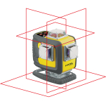 Nivel System CL4D-R Laser krzyżowy czerwony 4x360° Bluetooth - 2
