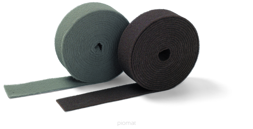 Schuller SHINE ROLL Włóknina szlifierska w rolce 100 mm x 10 m P180 kasztan