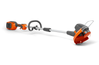 Husqvarna 110iL FLXi Podkaszarka akumulatorowa 970531201 970 53 12‑01 Wystarczy obrócić głowicę żyłkową, aby użyć zintegrowanego koła podporowego