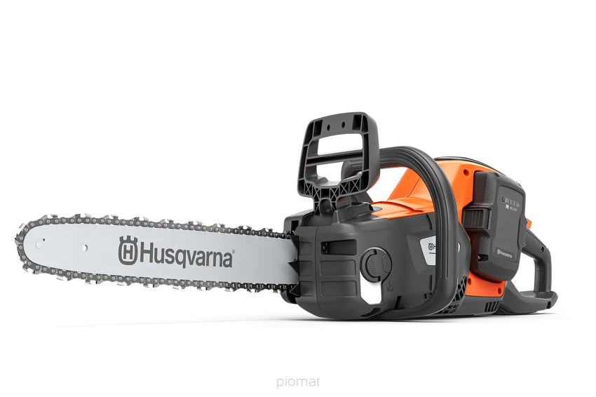 Husqvarna 242i Pilarka akumulatorowa łańcuchowa, zestaw 970838410 Niski poziom hałasu zapewnia przyjemne warunki pracy