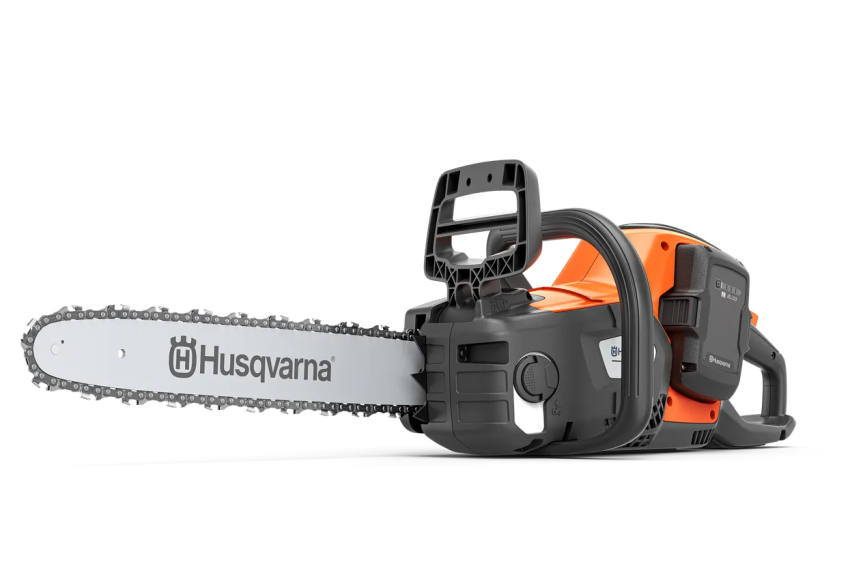 Husqvarna 242i Pilarka akumulatorowa łańcuchowa, zestaw 970838410 Niski poziom hałasu zapewnia przyjemne warunki pracy