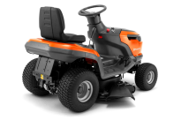 Husqvarna TS 114 Traktor ogrodowy spalinowy z wyrzutem bocznym 970622501 970 62 25‑01 Dodatkowa funkcjonalność dzięki dołączonemu hakowi holowniczemu