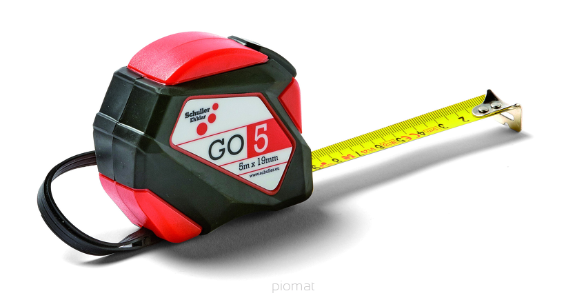 Schuller GO AUTOSTOP Taśma miernicza z blokadą 5 m